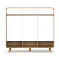 Artiss Shoe Rack Cabinet 25 Pairs Storage Cupboard Pine White