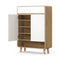 Artiss Shoe Rack Cabinet 20 Pairs Storage Pine White