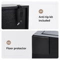 Artiss 6-Tier Bookshelf Display Cabinet Storage Black