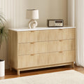 Artiss 6 Drawer Chest Pine Wood Dresser Bedroom Storage