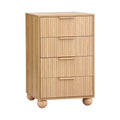Artiss 4 Drawer Tallboy Chest Dresser Pine Wood