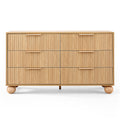 Artiss 6 Drawer Chest Tallboy Dresser Pine Wood