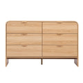Artiss 6 Drawer Chest Pine Wood Dresser Cabinet Storage