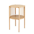 Artiss 2-Tier Round Coffee Table Wood