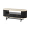 Artiss Coffee Table Drawer Shelf Wood Black