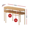 Artiss Console Table 124cm Pine Wood