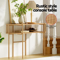 Artiss Console Table 124cm Pine Wood