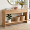 Artiss Console Table 120CM Pine Storage Drawer Shelf Hallway