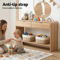Artiss Console Table 120CM Pine Storage Drawer Shelf Hallway