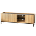 Artiss TV Unit 160cm Pine Entertainment Storage Cabinet Shelf