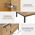 Artiss TV Unit 160cm Pine Entertainment Storage Cabinet Shelf