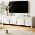 Artiss TV Unit Entertainment Unit Storage Cabinet Adjustable Shelf 180cm White