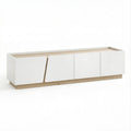 Artiss 180cm TV Unit Storage Cabinet Living Room White & Pine