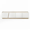 Artiss 180cm TV Unit Storage Cabinet Living Room White & Pine