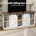 Artiss Buffet Sideboard Storage Cabinet Sliding Doors White