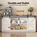 Artiss Buffet Sideboard Storage Cabinet Sliding Doors White