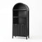Artiss Buffet Sideboard Cabinet Pantry 180CM Arched Storage Bookshelf Black