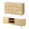 Artiss TV Unit Chest Drawers Solid Wood Pine Set