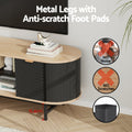 Artiss TV Unit Storage Cabinet Black Pine