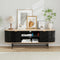 Artiss TV Unit Storage Cabinet Black Pine