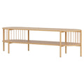 Artiss TV Unit 148cm Pine Entertainment Storage Shelf