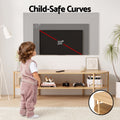 Artiss TV Unit 148cm Pine Entertainment Storage Shelf