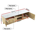 Artiss TV Unit 150cm Pine Storage Drawer Shelf