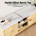 Artiss TV Unit 150cm Pine Storage Drawer Shelf