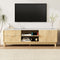 Artiss TV Unit 150cm Pine Storage Drawer Shelf