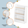 Keezi Kids Bookshelf 3 Tier Storage Display Organiser Bookcase