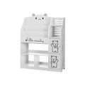 Keezi 4 Tier Kids Bookshelf Toy Organiser Storage Bookcase Display