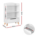 Keezi Kids Bookshelf 3 Tier Storage Bookcase Toy Organiser Drawer
