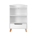 Keezi Kids Bookshelf 3 Tier Storage Bookcase Toy Organiser Drawer