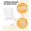 Keezi Kids Bookshelf 6 Tier Magazine Rack Foldable Organiser