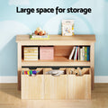 Keezi Kids Bookshelf 3 Drawer Storage Wooden Toy Organiser Display