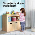 Keezi Kids Bookshelf 3 Drawer Storage Wooden Toy Organiser Display