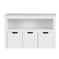 Keezi Kids Bookshelf 3 Drawers Storage Organiser Display Unit