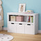 Keezi Kids Bookshelf 3 Drawers Storage Organiser Display Unit