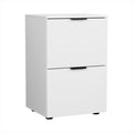Artiss 2 Drawer Filing Cabinet White File Storage Office Organiser