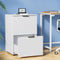 Artiss 2 Drawer Filing Cabinet White File Storage Office Organiser