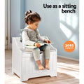 Keezi Kids Toy Box Storage Chest Organiser Square Children Clothes
