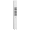 Artiss Bathroom Storage Cabinet 180cm Tall Slim Linen Tower