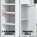 Artiss Bathroom Storage Cabinet 180cm Tall Slim Linen Tower
