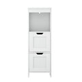 Artiss Bathroom Storage Cabinet 89cm White Toilet Drawer Organiser