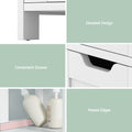 Artiss Bathroom Storage Cabinet 89cm White Toilet Drawer Organiser