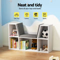 Keezi Kids Bookshelf Toy Storage Box Cabinet Organiser Shelves