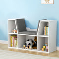Keezi Kids Bookshelf Toy Storage Box Cabinet Organiser Shelves