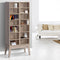 Artiss Bookshelf CD Storage Rack BERG Oak 80cm
