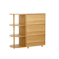 Artiss Chest 3 Drawers Storage Cabinet Pine Wood 3 Shelves