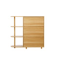 Artiss Chest 3 Drawers Storage Cabinet Pine Wood 3 Shelves